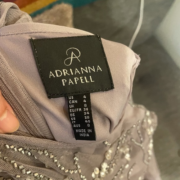 Adrianna papelle beaded lilac gown - Picture 2 of 3